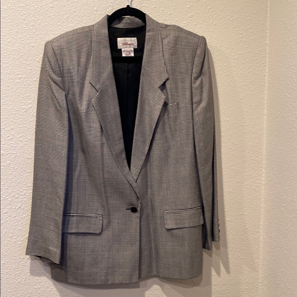 🖤90s houndstooth Blazer - Picture 1 of 5